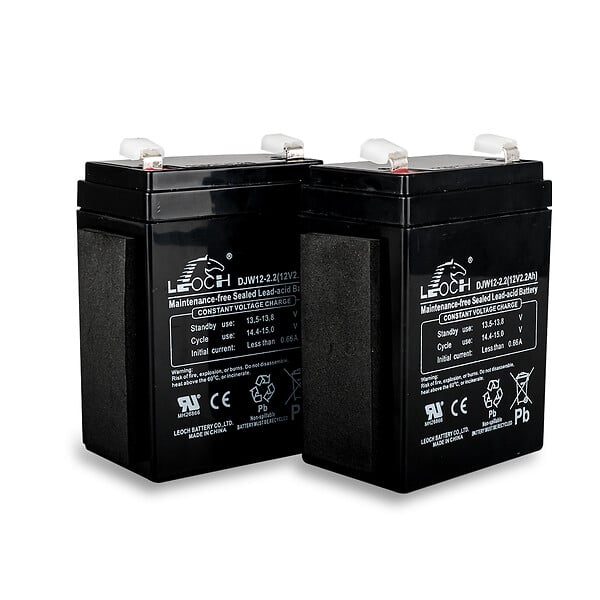 SCS SENTINEL - Kit de 2 batteries de secours BatteryGate 2 - 12V - 2,2 Ah - large