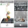 VOUNOT - Auvent de porte marquise 200x80 cm en Polycarbonate anti UV Anthracite - vignette