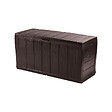 KETER - Keter Sherwood coffre de jardin 270 L en résine aspect bois marron 117 x 45 x 57,5 cm (230403) - vignette