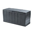 KETER - Keter Sherwood coffre de jardin 270 L en résine aspect bois graphite 117 x 45 x 57,5 cm (230415) - vignette