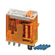 SCS SENTINEL - Relais 12V contact sec - Orange - 4 cosses - vignette