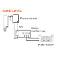 SCS SENTINEL - Relais 12V contact sec - Orange - 4 cosses - vignette