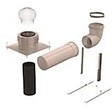 UBBINK - Kit CHEMILUX B22p et B23p PPTL - Entrée plafond D110 - vignette