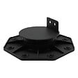 MCCOVER - Lot de 20 plots 18-30mm pour terrasse bois et composite Noir, Unités - 20 plots - vignette