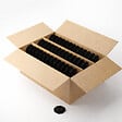 MCCOVER - Lot de 20 plots 18-30mm pour terrasse bois et composite Noir, Unités - 20 plots - vignette