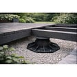 MCCOVER - Lot de 20 plots 18-30mm pour terrasse bois et composite Noir, Unités - 20 plots - vignette