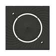 ALDES - Support plaque ColorLINE ø125mm Aldes - Noir - vignette