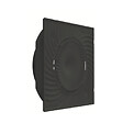 ALDES - Support plaque ColorLINE ø125mm Aldes - Noir - vignette