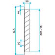 ALDES - Grille extérieure circulaire AR637 D315 - vignette