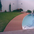 MCCOVER - PACK 15m² lame de terrasse composite Dual + ACCESSOIRES 3600mm Brun rouge, ep.25mm, l.14 cm, L.360 cm - vignette