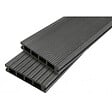MCCOVER - PACK 4 m² lame de terrasse composite Dual + ACCESSOIRES 3600mm Gris anthracite, ep.25mm, l.14 cm, L.360 cm - vignette
