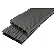 MCCOVER - PACK 4 m² lame de terrasse composite Dual + ACCESSOIRES 2400mm Gris anthracite, ep.25mm, l.14 cm, L.240 cm - vignette