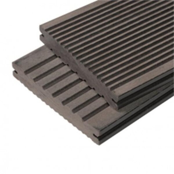 MCCOVER - PACK 4 m² lame de terrasse composite Maxima + ACCESSOIRES 3600mm Gris anthracite, ep.22mm, l.14 cm, L.360 cm - large
