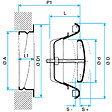 ALDES - Série SR 135 - SR 143 - SR 145 - SR 149 - acier ou plastique - SR143 - Ø125 - vignette