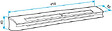 ALDES - Entrée d'air hygroréglable EHL L 6-44 - 6 à 44 m3/h - 39dB - Alu - vignette