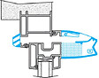 ALDES - Entrée d'air hygroréglable EHL L 6-44 - 6 à 44 m3/h - 39dB - Alu - vignette