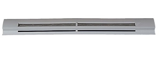 ALDES - Entrée d'air hygroréglable EHL L 6-44 - 6 à 44 m3/h - 39dB - Alu - large