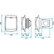 ALDES - Bap'SI twin. Aldes - Bap’SI twin 60 modulo - Ø 125 - Autres débits réglables 75 et 90 - vignette