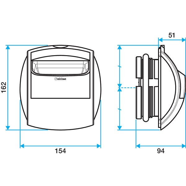 ALDES - Bouche autoréglable Bap'Si Aldes - Habitat Standard - ø125mm - 15 m³/h - large