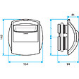 ALDES - Bouche autoréglable Bap'Si Aldes - Habitat Standard - ø125mm - 15 m³/h - vignette