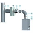 ALDES - Bouche autoréglable gaz BAZ Pilot 45/105 m³/h D 125 mm - ALDES - 11018202 - vignette