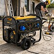VITO - Groupe électrogène 5.5kVA 15CV Monophasé Démarrage manuel AVR, Réservoir 25L, Générateur électrique Maison Chantier VITO - vignette