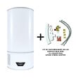 ARISTON - Chauffe eau thermodynamique Mural Lydos Hybrid Wifi 100 L Ariston Air Ambiant + kit d'installation complet - vignette