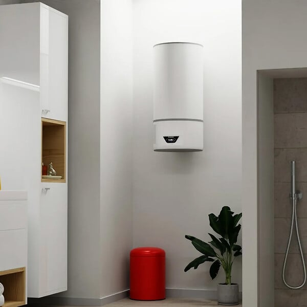 ARISTON - Chauffe eau thermodynamique Mural Lydos Hybrid Wifi 100 L Ariston Air Ambiant + kit d'installation complet - large