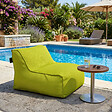 SOO  SANTAI - Fauteuil piscine XL flottant 100 × 90 × 70 cm intérieur / extérieur sans polystyrène – Vert (DC10090-2) - vignette