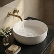SWISS AQUA TECHNOLOGIES - Set vasque à poser 39x39x12cm sans trop-plein + bonde à écoulement libre Infinitio blanc SetSATINF-blanc - vignette