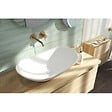 SWISS AQUA TECHNOLOGIES - Infinitio Vasque à poser 61,5 x 36 x 15,5 cm, sans trop-plein, Blanc mat (SATINF61536M) - vignette