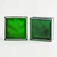 GLASSBLOCKS - Luxfera brique de verre 19x19x8 cm, vert transparent brillant (1908WGR) - vignette