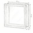 GLASSBLOCKS - Luxfera brique de verre 19x19x8 cm, vert transparent brillant (1908WGR) - vignette