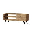HABITAT ET JARDIN - Meuble TV en bois "Imo" - 110 x 40 x 44 cm - Marron - vignette