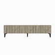 HABITAT ET JARDIN - Meuble TV en bois "Oscar" - 180 x 31 x 45 cm - Beige - vignette