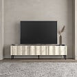 HABITAT ET JARDIN - Meuble TV en bois "Oscar" - 180 x 31 x 45 cm - Beige - vignette