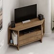 HABITAT ET JARDIN - Meuble TV en bois "Viva" - 95 x 35 x 45 cm - Marron - vignette