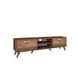 HABITAT ET JARDIN - Meuble TV en bois "Atik" - 180 x 35 x 48 cm - Marron - vignette
