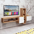 HABITAT ET JARDIN - Meuble TV en bois "Kumkuat" - 160 x 35 x 70 cm - Marron - vignette