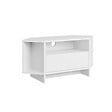 HABITAT ET JARDIN - Meuble TV en bois "Viva" - 95 x 35 x 45 cm - Blanc - vignette