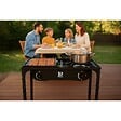 INTEC - Barbecue grill et réchaud 2 feux 9kW Kit Modulable 2en1 - 2 brûleurs - Plaque Grill , 3 Hauteurs Modulables Piezo INTEC - vignette