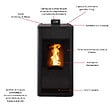 STOVE ITALIA - Poêle à granules ALONZO 6 Etanche Concentrique - vignette