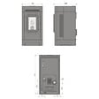 INTERSTOVES - Poêle à granules ROMA A+ 8 Etanche Concentrique - vignette