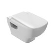 JACOB DELAFON - Cuvette WC suspendu sans bride Struktura avec abattant - vignette