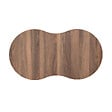HABITAT ET JARDIN - Table basse en bois "Moon" 99 x 54 x 45 cm - Noyer - vignette