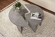 HABITAT ET JARDIN - Table basse en bois "Moira" 90 x 90 x 41 cm - Gris béton - vignette
