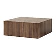 HABITAT ET JARDIN - Table Basse en MDF "Prizma" - 90 x 90 x 35 cm - Noyer - vignette