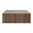 HABITAT ET JARDIN - Table Basse en MDF "Prizma" - 90 x 90 x 35 cm - Noyer - vignette