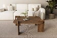 HABITAT ET JARDIN - Table basse en bois "Woog" 90 x 90 x 35 cm - Noyer - vignette