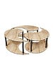 HABITAT ET JARDIN - Ensemble de table basse en bois "Yin" 70 x 70 x 38 cm - Chêne - vignette